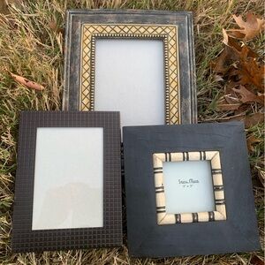 Photo Frame Trio Set for Pictures or Art